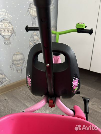 Детский трехколесный велосипед с ручкой Puky Ceety