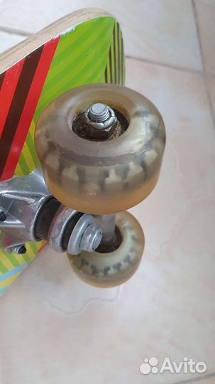 Скейтборд детский светятся колеса