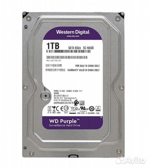 Жесткий диск 1 тб wd purple