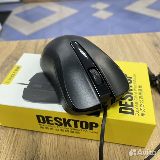 Проводная мышь desktor V12