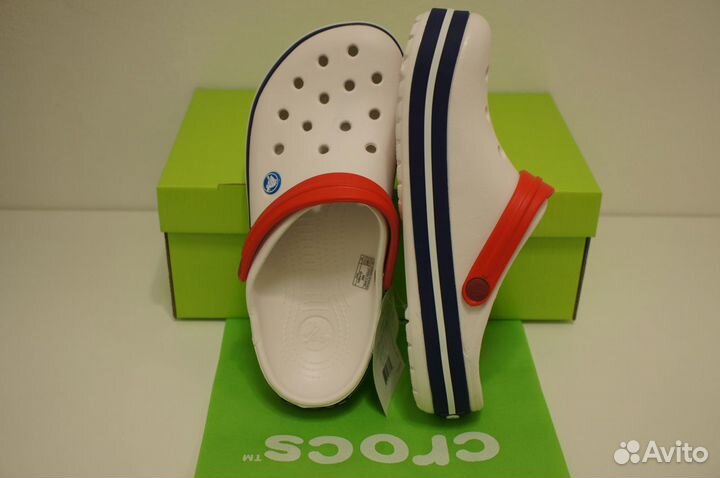 Сабо Crocs Сrocband в коробке с джиббитсами