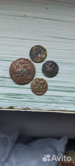 Монеты полушка врп 1721-полушка1734