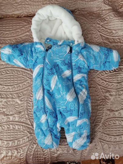 Конверт на выписку для мальчика+комбинезон