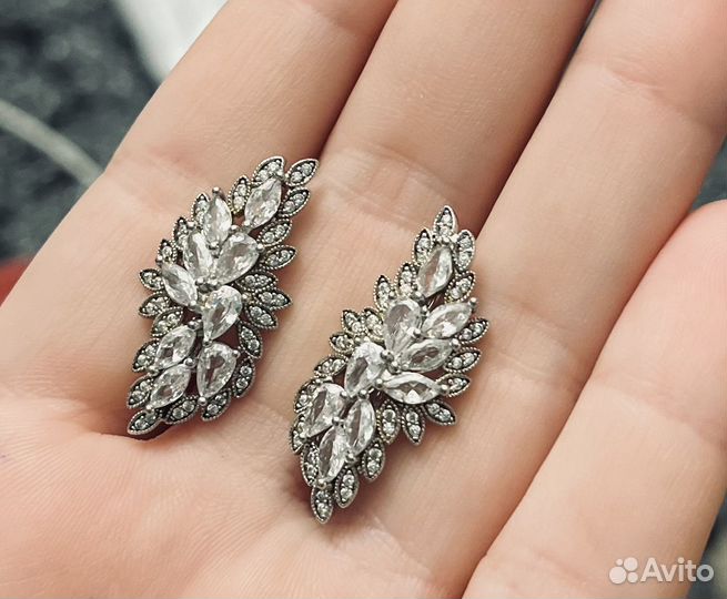 Серьги каффы sunlight