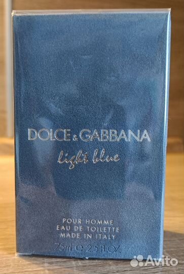 Парфюм мужской Dolce Gabbana Light blue 75ml муж