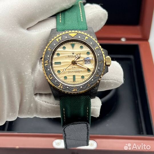 Rolex DiW Gmt Master Мужские часы механические