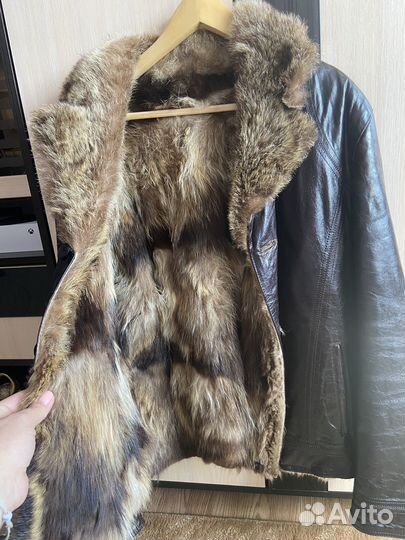 Натуральная мужская дубленка