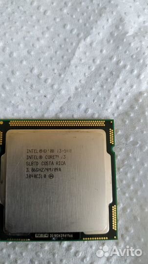 Процессор Intеl Сorе i3-540 cокет lgа 1156