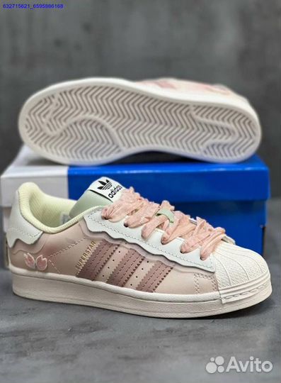 Кеды adidas superstar pink (36-41)