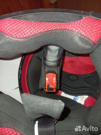 Шлем Кроссовый Ataki SC-16 красный/белый