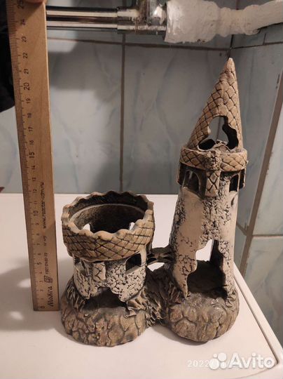 Декор/Грот замок для аквариума