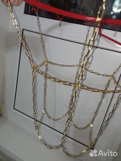 Баскетбольная сетка металлическая антивандальная