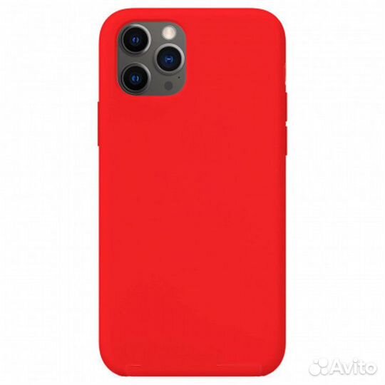 Чехол для iPhone 12 / 12 Pro Silicone Case (красны