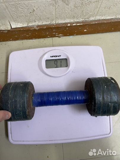Гантель 9 кг
