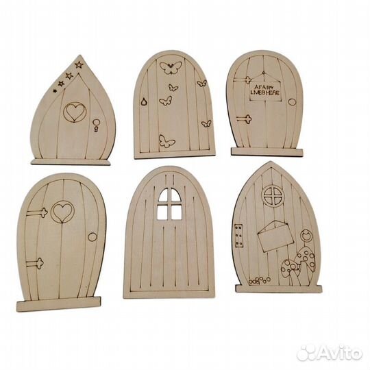 Деревянные заготовки для росписи, скрапбукинга