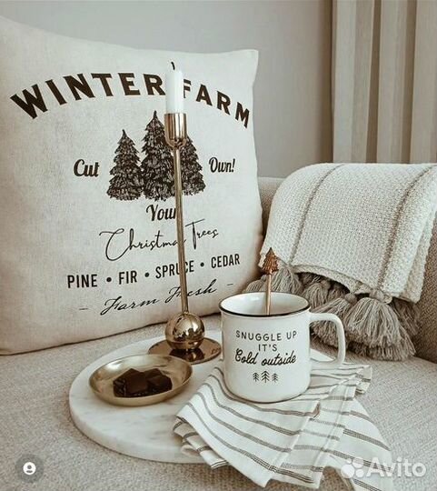 Чехол, чехол на подушку HM home H&M Zara LCW