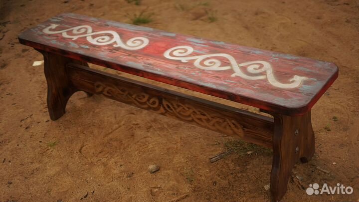 Лавка славянина (уличная мебель)