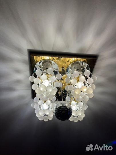 Люстра потолочная с шарами. СССР