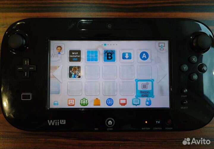 Nintendo wii u прошитая(рус. яз.) + SD 64&128
