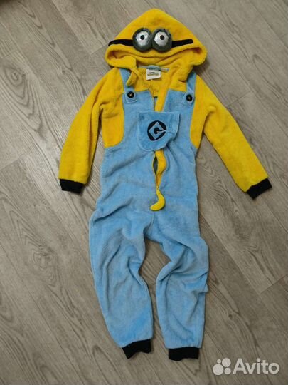 Костюм новогодний Миньон 6-7 лет