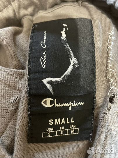 Штаны rick owens champion оригинал