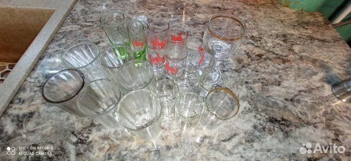 Стопки стаканы рюмки