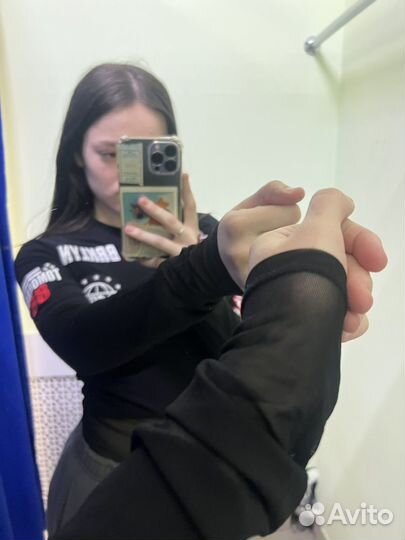 Лонгслив сетка