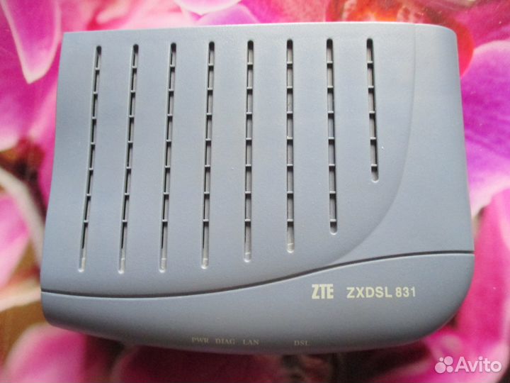 Модем ZTE zxdsl 831 adsl и FAX-modem Robotics