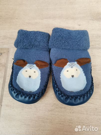 Носки тапочки 6-12 месяцев