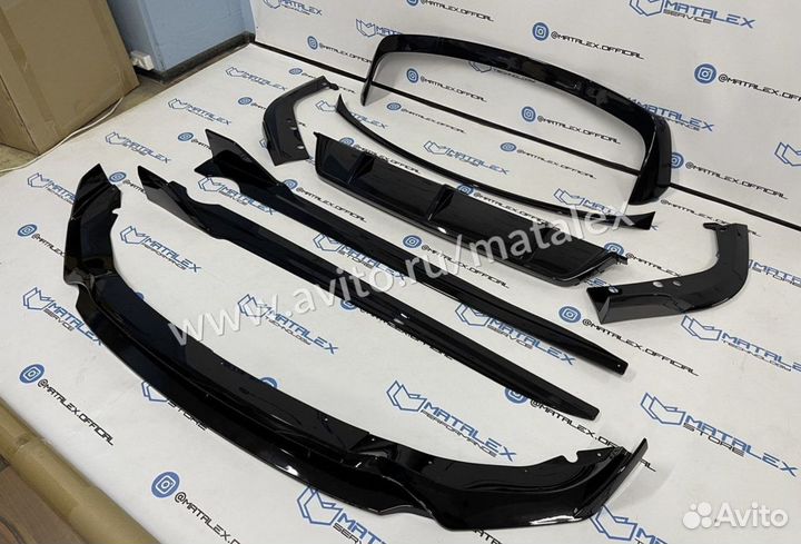 Обвес для BMW X5 G05 губа / диф / лезвия / спойлер