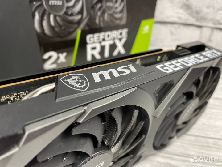Видеокарта MSI GeForce RTX 3060 ventus 2X OC