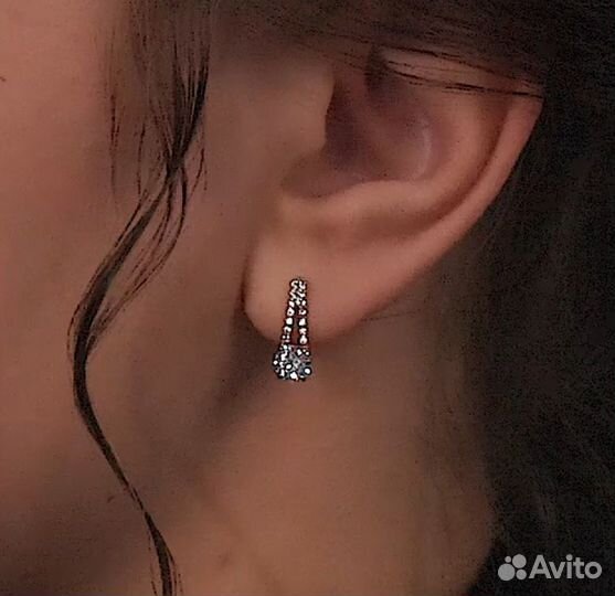 Серьги женские золотые