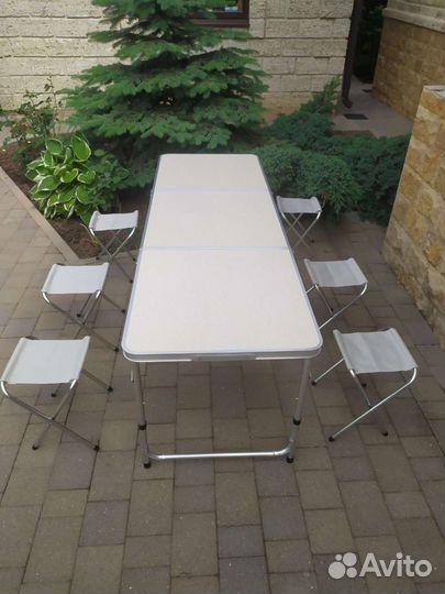 Столы складные туристические 1+4; 1+6