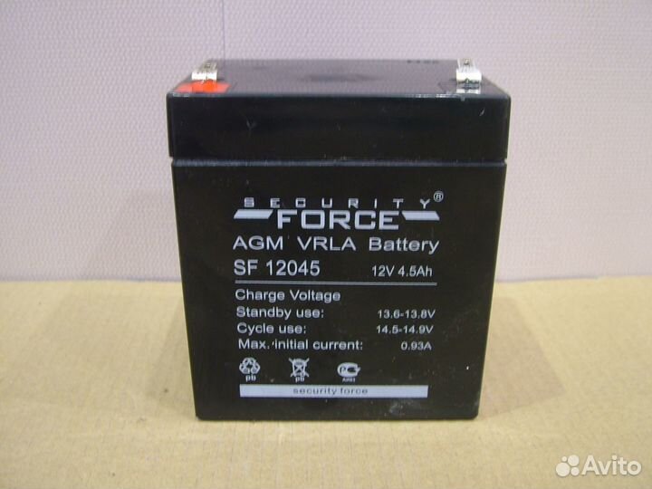 Аккумуляторная батарея Security Force SF 12045 4.5