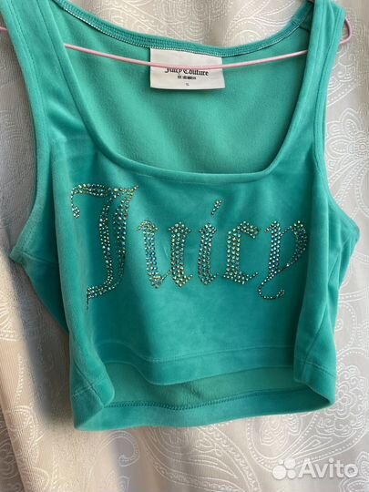 Велюровый топ Juicy Couture