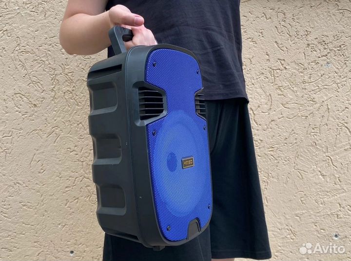 Блютуз колонка Kimiso с караоке микрофоном