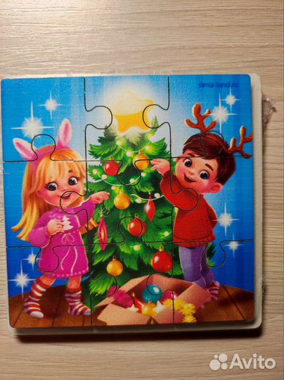 Деревянные пазлы для малышей