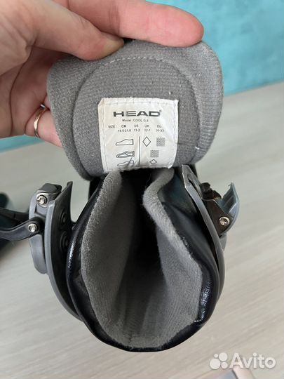 Коньки детские head 30-33 р