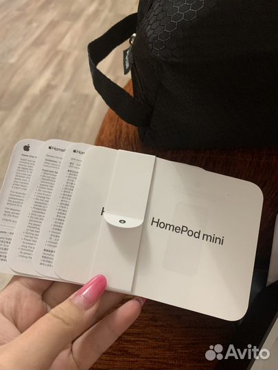 Коробка от Home pod mini