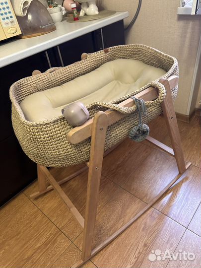 Люлька колыбель плетеная
