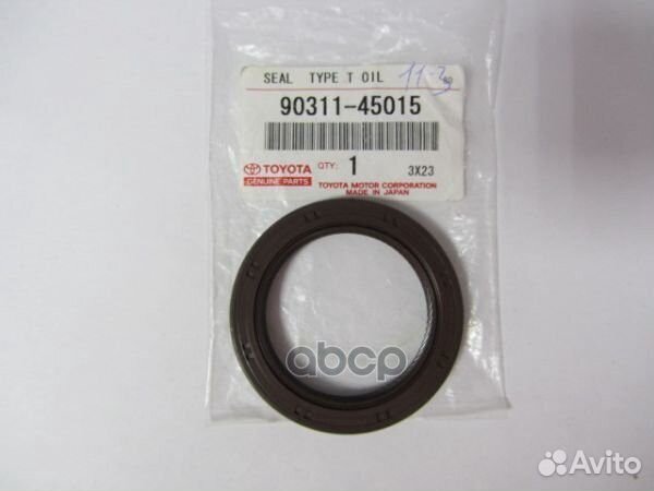 Сальник коленвала FR toyota 1GFE 90311-45015 TO