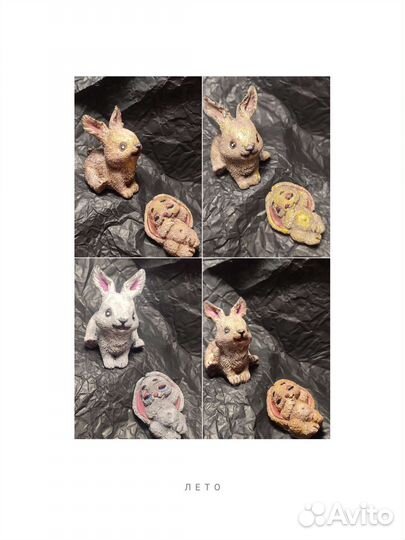 Зайки статуэтки