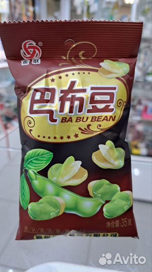 Жареные бобы Ba Bu Bean со вкусом барбекю