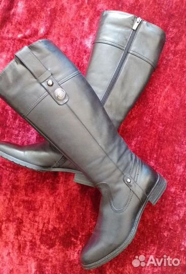 Сапоги зимние н/кожа 36 р-р, massimo santini