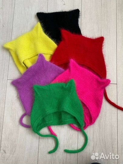 Чепчик женский с ушками