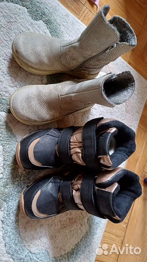 Зимние сапожки 31, 2 пары