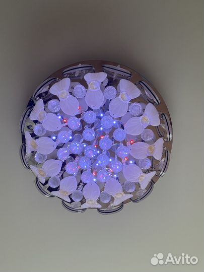 Люстра потолочная хрустальная