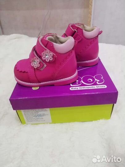 Ботинки ортопедические для девочки 19размер