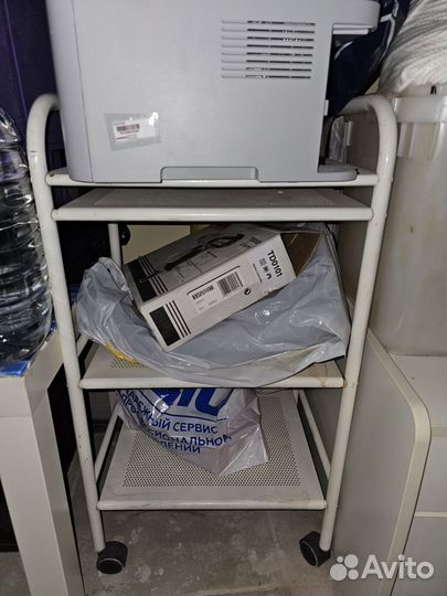 Тумбочка тележка стеллаж на колёсах IKEA