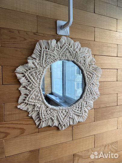Зеркало макраме